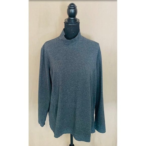 Eddie Bauer Mockneck‎ Long Sleeve Shirt - Picture 1 of 1